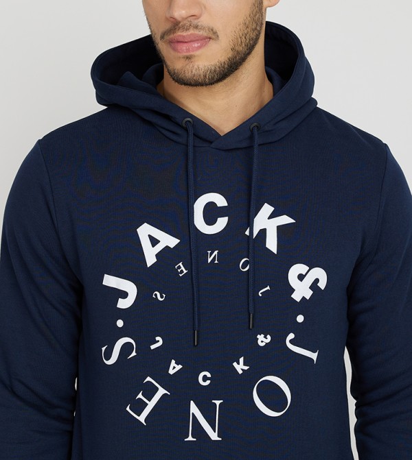 Jack & Jones Jack & Jones - Navy Hoodies