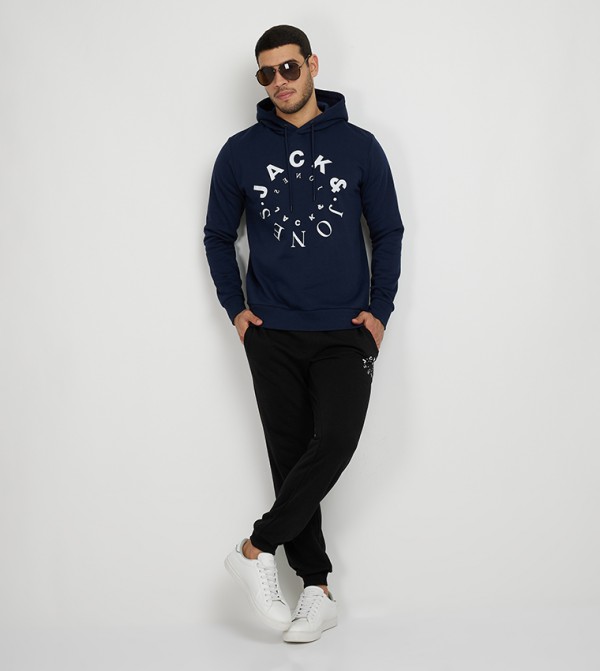 Jack & Jones Jack & Jones - Navy Hoodies