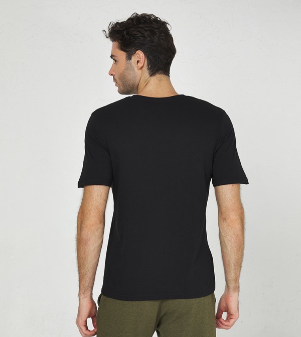 جاك آند جونز جاك آند جونز - أسود تيشيرتات كاجوال