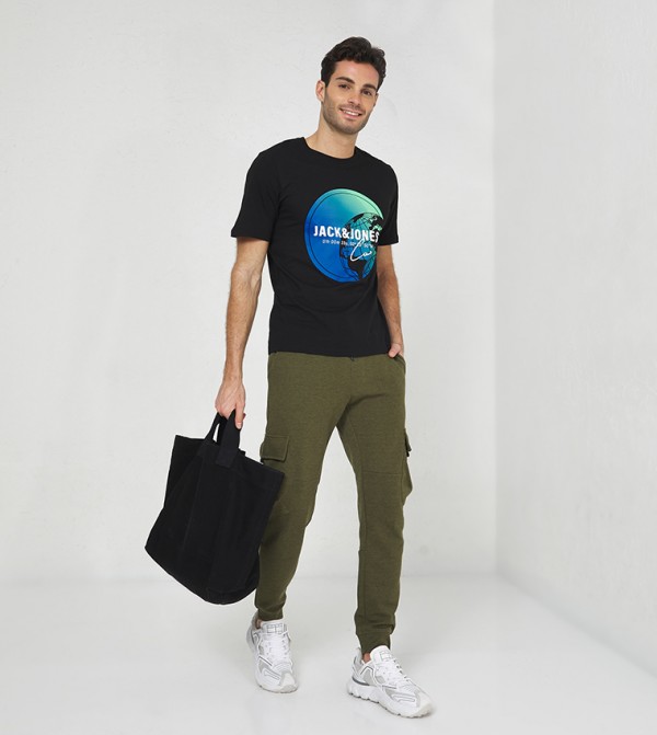 جاك آند جونز جاك آند جونز - أسود تيشيرتات كاجوال