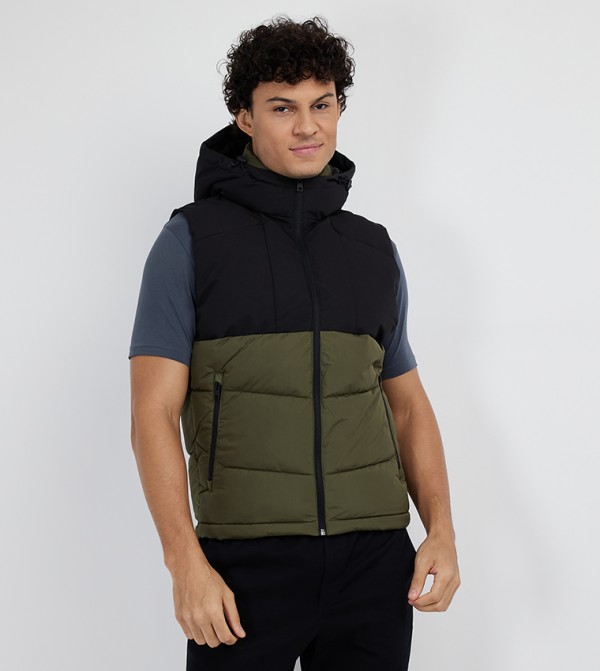 جاك آند جونز جاك آند جونز - أخضر Puffer Jacket