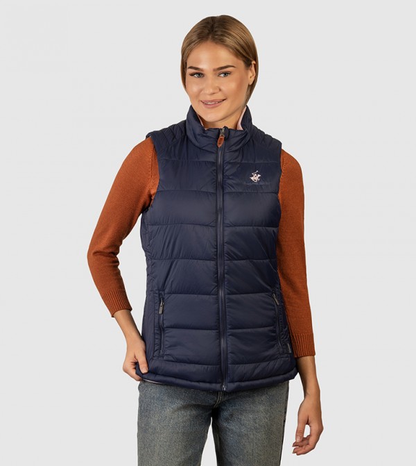 Beverly Hills Polo Club  - Navy Puffer & Quilted Jackets