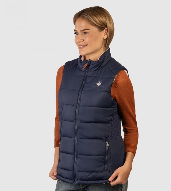 Beverly Hills Polo Club  - Navy Puffer & Quilted Jackets