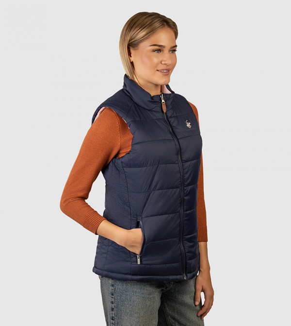 Beverly Hills Polo Club  - Navy Puffer & Quilted Jackets