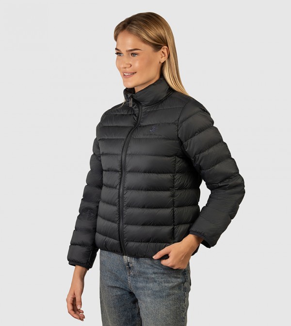 Beverly Hills Polo Club Puffer & Quilted Jackets - Black Puffer & Quilted Jackets