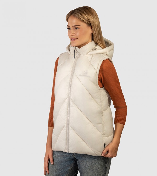 Beverly Hills Polo Club  - Off White Puffer & Quilted Jackets