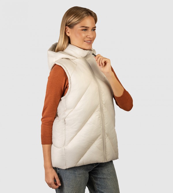 Beverly Hills Polo Club  - Off White Puffer & Quilted Jackets