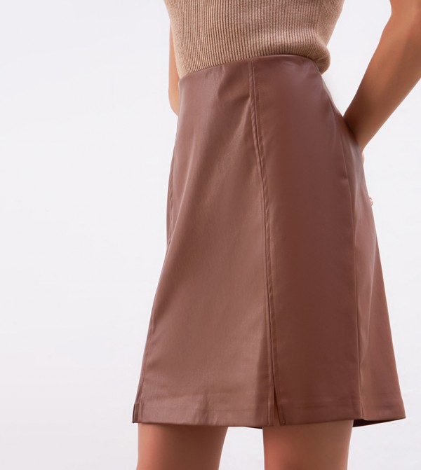 Gusto Gusto - Tan Skirts