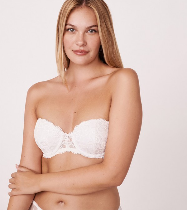 La Vie en Rose - White Bras