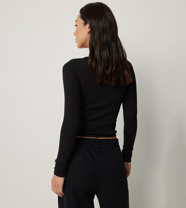 Ardene Ardene - Black Cropped Tops