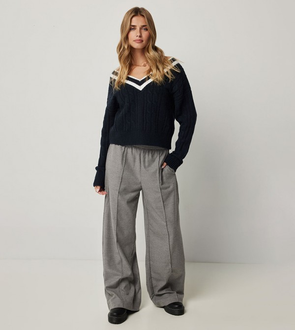 اردين ملابس - رمادي بنطال كاجوال