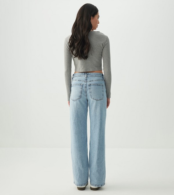 Ardene  Clothing - Light Blue Straight Jeans