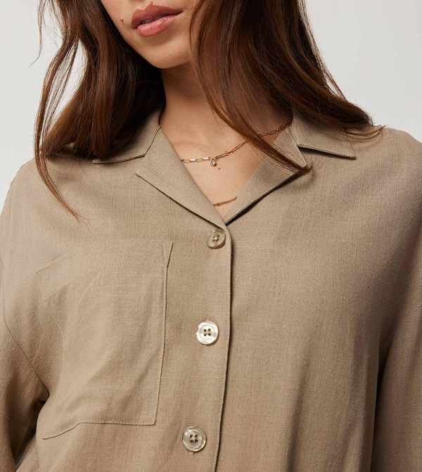 Ardene  Shirts - Beige Shirts