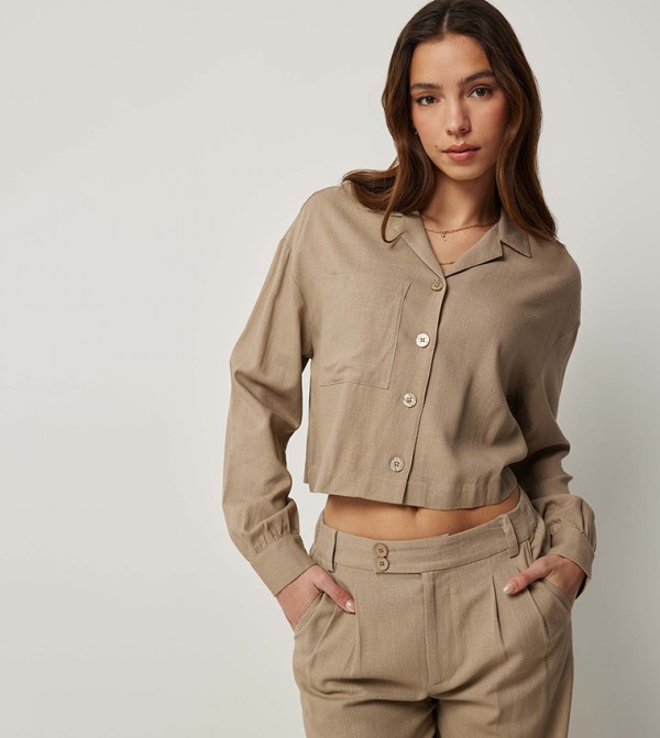 Ardene  Shirts - Beige Shirts