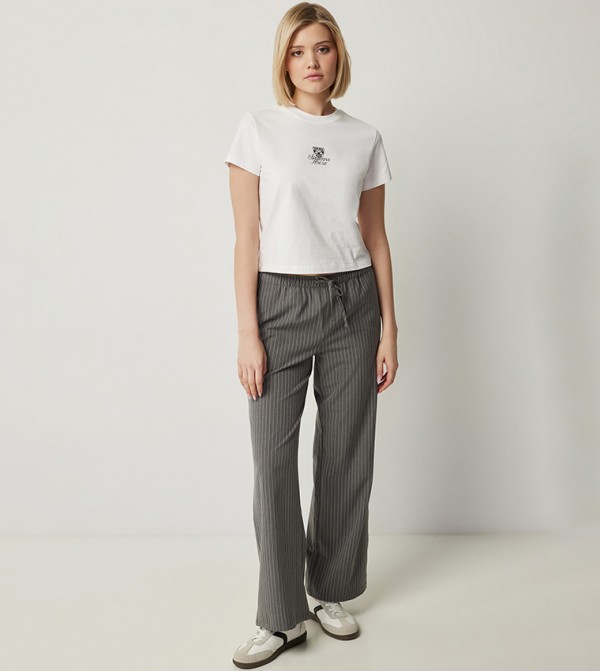 Ardene  Pants & Leggings - Dark Grey Casual Pants