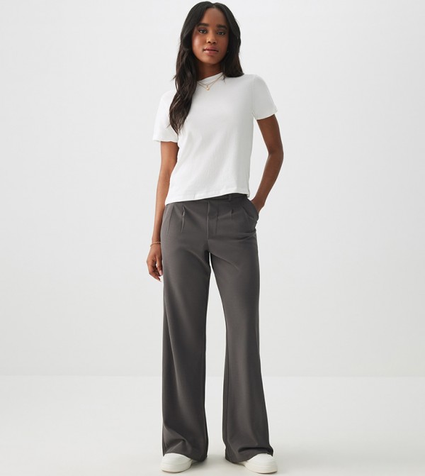 Ardene Ardene - Dark Grey Casual Pants