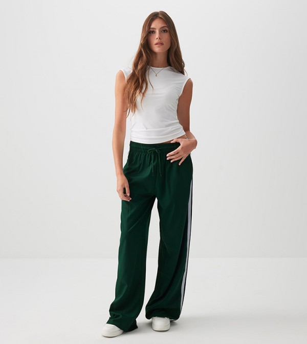Ardene  Sportswear - Dark Green Track Pants & Joggers