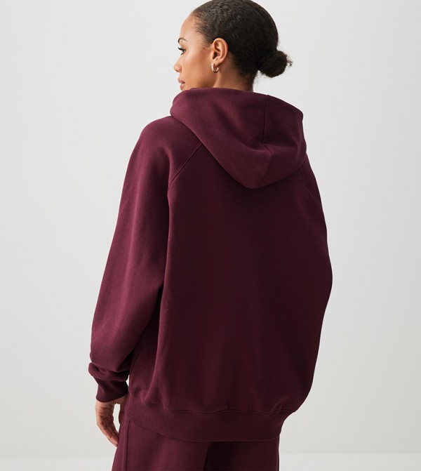 Ardene  Hoodies - Burgundy Hoodies
