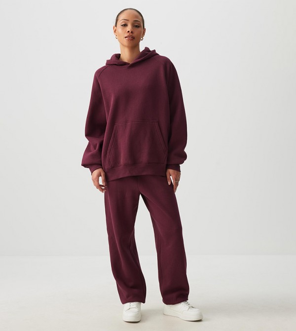 Ardene  Hoodies - Burgundy Hoodies