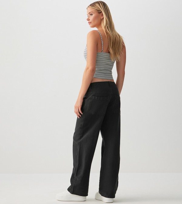Ardene  Pants & Leggings - Dark Grey Casual Pants