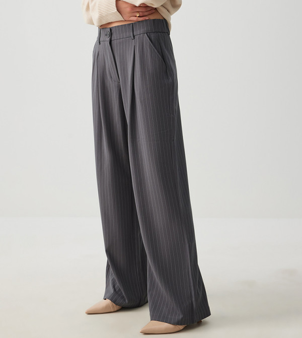 اردين  بناطيل وليقنز - رمادي بنطال كاجوال