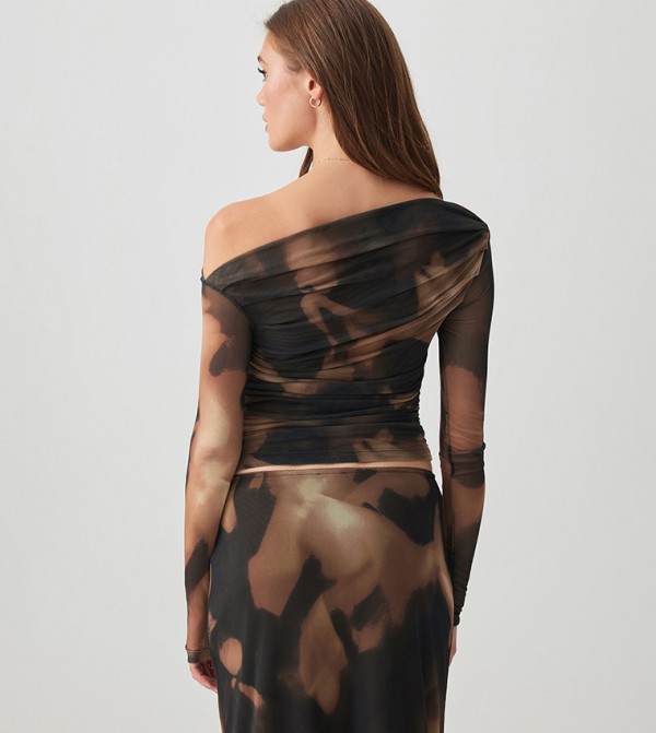 اردين اردين - بني  Cropped Tops