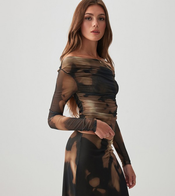 اردين اردين - بني  Cropped Tops