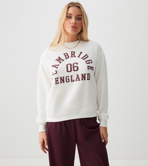 اردين  سويتشيرت - أبيض بلوزات