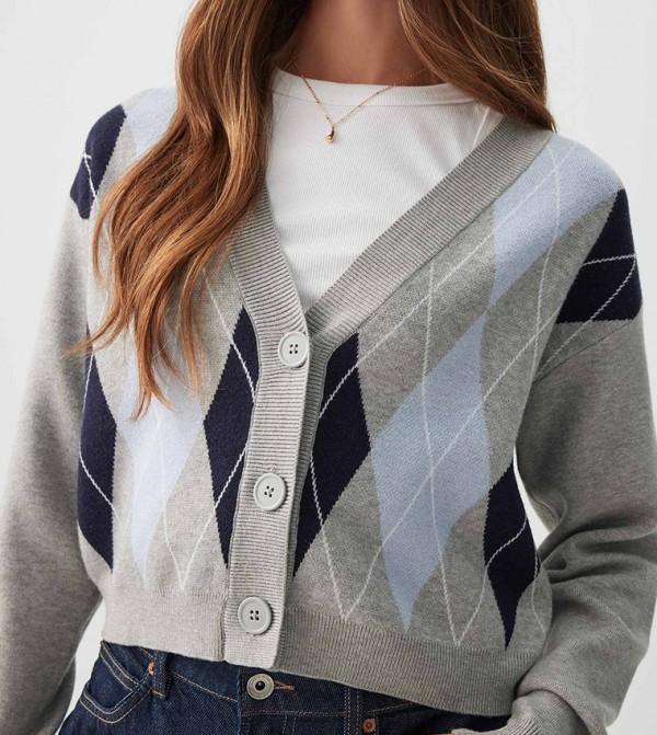 اردين ملابس - رمادي كارديغانات