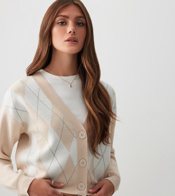 Ardene Ardene - Beige Cardigans