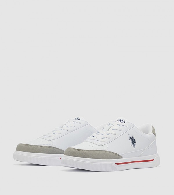 U.S. Polo Assn. U.S. POLO ASSN. - White Low Top