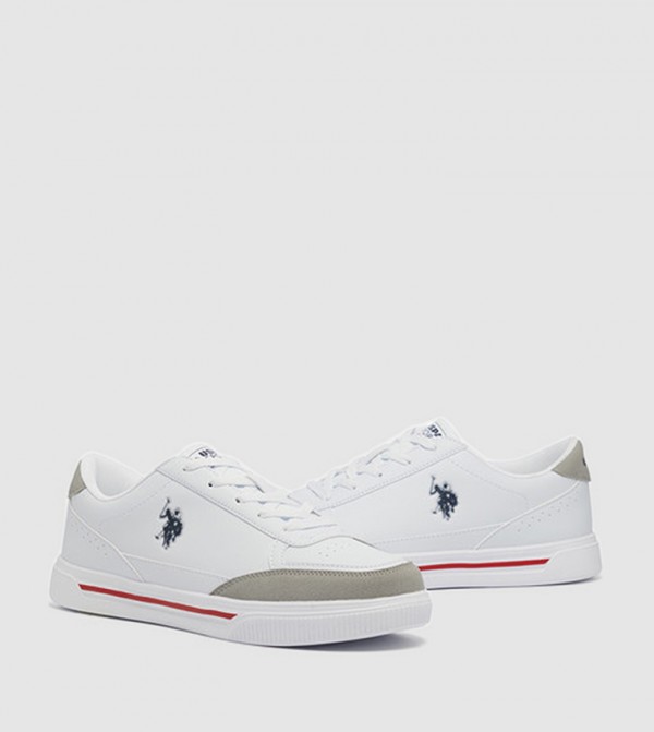 U.S. Polo Assn. U.S. POLO ASSN. - White Low Top