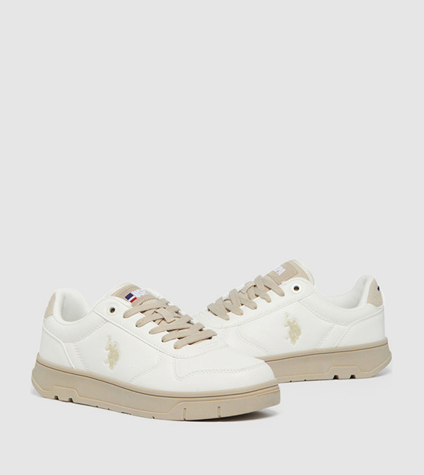 يو إس بولو اسن يو اس بولو اسن. - أبيض أحذية برقبة منخفضة 