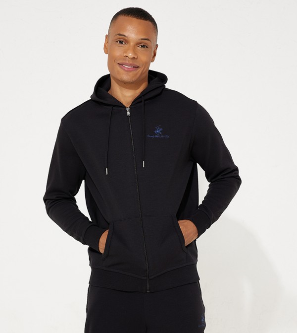 Beverly Hills Polo Club  Clothing - Black Hoodies