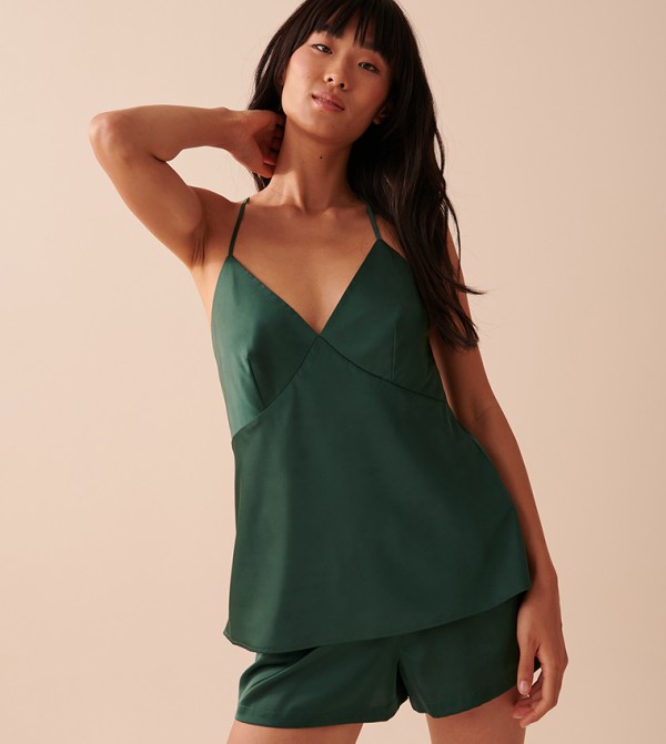 La Vie en Rose La Vie en Rose - Green Sleep Tops & Tees