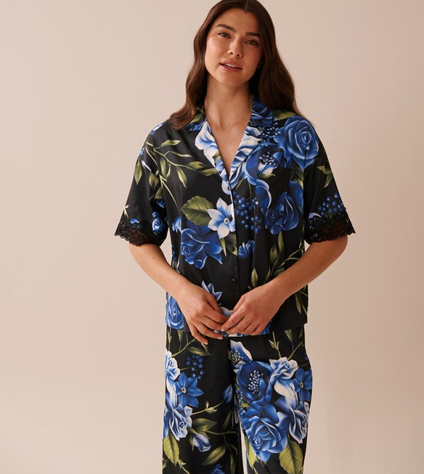 لافي ان روز  ملابس نوم - أزرق بلايز