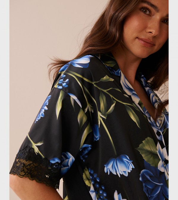 لافي ان روز  ملابس نوم - أزرق بلايز