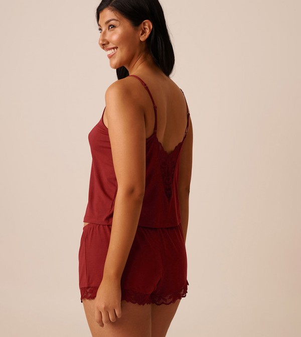 لافي ان روز ملابس نوم - ماروني بلايز