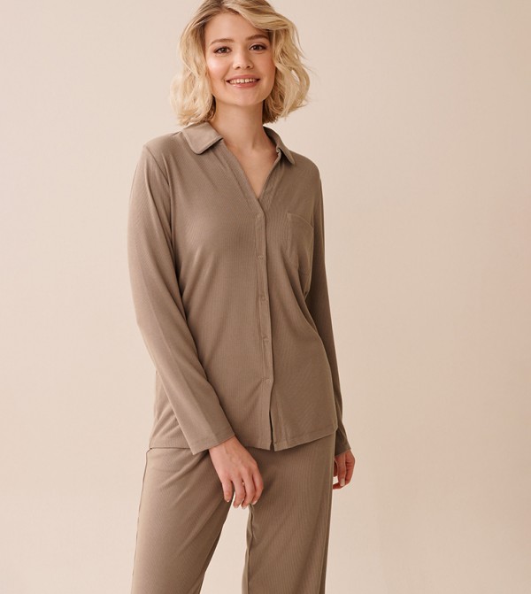 La Vie en Rose  Sleepwears & Loungewears - Brown Tops
