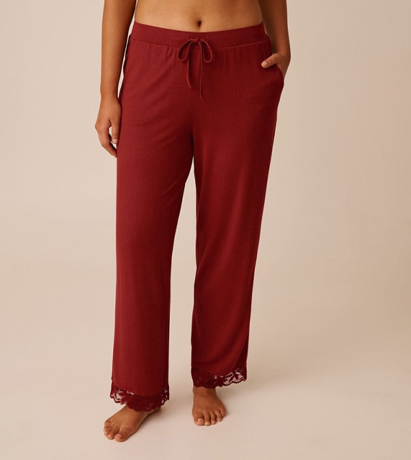 La Vie en Rose  Sleepwears & Loungewears - Maroon Bottoms
