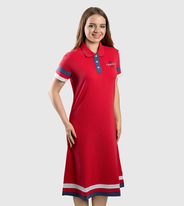 بيفرلي هيلز بولو كلوب بيفرلي هيلز بولو كلوب - أحمر  Shirt & T-Shirt Dresses