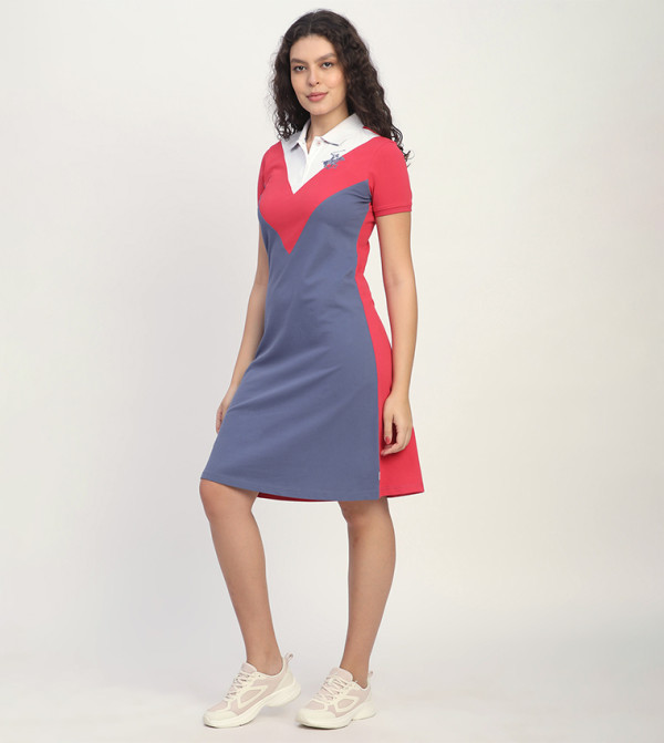 Beverly Hills Polo Club  Dresses - Blue Shirt & T-Shirt Dresses