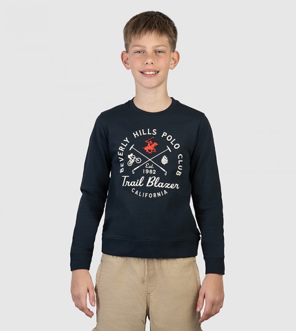 Beverly Hills Polo Club Winterwear & Outerwear - Navy Sweatshirts