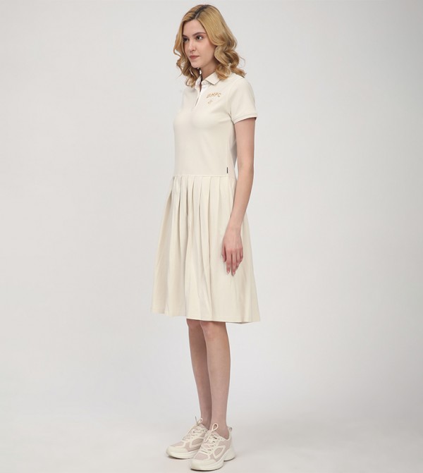 Beverly Hills Polo Club Beverly Hills Polo Club - Off White Shirt & T-Shirt Dresses
