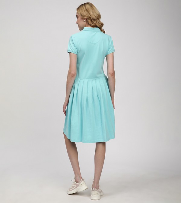 Beverly Hills Polo Club  dresses-btw - Blue Shirt & T-Shirt Dresses