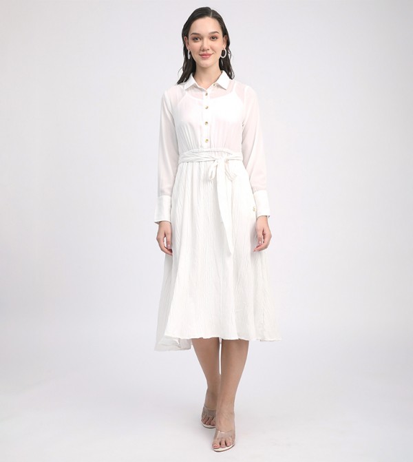 Beverly Hills Polo Club Beverly Hills Polo Club - White Midi Dresses