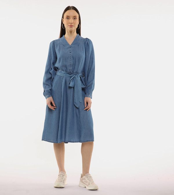 بيفرلي هيلز بولو كلوب  فساتين - أزرق Midi Dresses