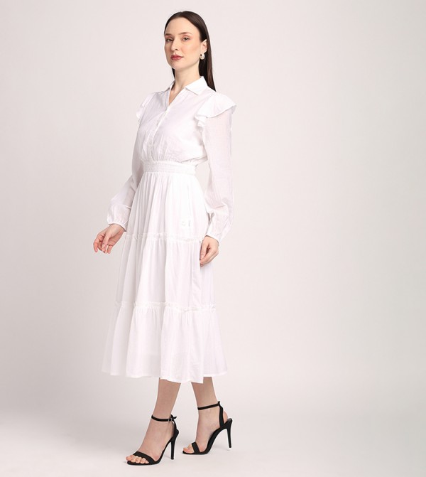 Beverly Hills Polo Club Dresses - White Midi Dresses
