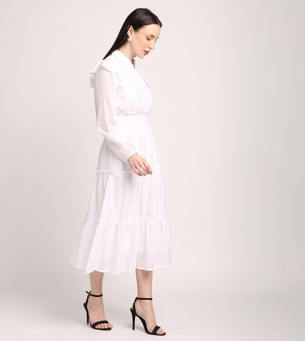 Beverly Hills Polo Club Dresses - White Midi Dresses