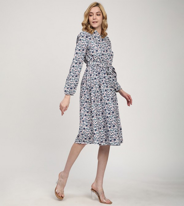 Beverly Hills Polo Club  dresses-btw - Multi Midi Dresses